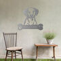 Customisable Dalmatian Welcome Metal Wall Art Sign For Home And Garden Decor, thumbnail 6 of 11