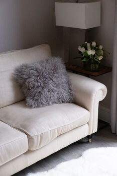 Medium Mongolian Sheepskins Cushion Cover, 5 of 12