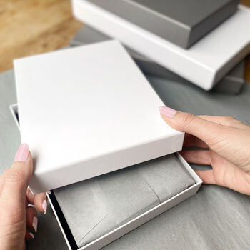 Personalised Platinum Wedding Anniversary Guestbook, 6 of 6
