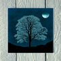 Ghost Tree Greetings Card, thumbnail 1 of 2