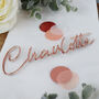 Rose Gold Delicate Wedding Place Settings, thumbnail 3 of 12