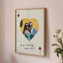 Personalised “How Lucky Are We?” Photo Print, thumbnail 1 of 12