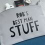 Best Man Stuff Storage Pouch Bag, thumbnail 3 of 5