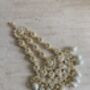 Gold Pearl Passa/Jhumar Headpiece, thumbnail 4 of 5