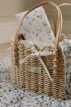 Scallop Edge Nappy Caddy Basket, 7 of 7