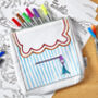 Colour In And Personalise Accessory Bag Kit + 10 Pens, thumbnail 5 of 8
