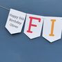 Personalised Five Birthday Banner : 5th Birthday Party Decoration, thumbnail 2 of 7