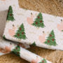 Personalised Ballerina Christmas Tree Wrapping Paper, thumbnail 1 of 2