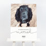 Kate Dog Welcome Wedding Sign, thumbnail 2 of 2