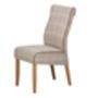 Headingly Dining Chair Multi Pane Wool And Leather, thumbnail 1 of 2