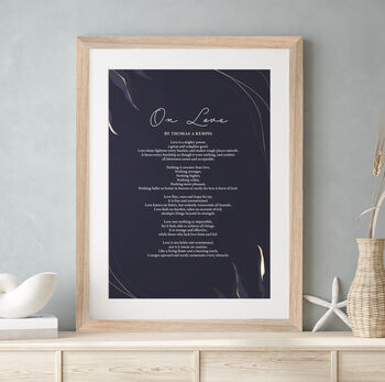 Custom Made Use Your Poem Personalised Print, 2 of 5