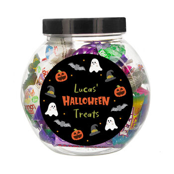 Personalised Halloween Sweet Jar – Treats For Little Ghouls, 5 of 5