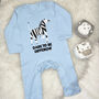Dare To Be Different Zebra Jungle Babygrow, thumbnail 8 of 10