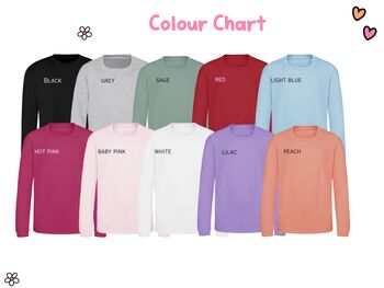 Cowboy Icons Personalised Embroidered Sweatshirt, 5 of 5