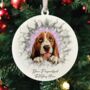 Personalised Christmas Basset Hound Break Through, thumbnail 3 of 10