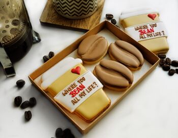 Hand Iced 'Where You Bean All My Life?' Cookie Gift, 3 of 4