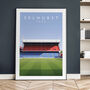 Crystal Palace Selhurst From The Centre Circle Poster, thumbnail 1 of 7
