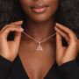 Personalised Sterling Silver Celtic Triquetra Trinity Knot Pendant Necklace, thumbnail 3 of 9