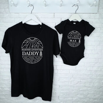 Adventurer Personalised Father And Child T Shirts, 2 of 7