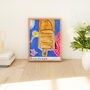 Sourdough Bread And Butter Table Scene Art Print Watercolour Pastel Poster, thumbnail 1 of 7