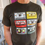 Personalised Cassette Tape Music Selection T Shirt, thumbnail 7 of 9