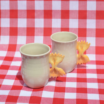 Hourglass Mug With Pasta Handle, 3 of 3
