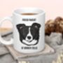 Personalised Border Collie Mug, thumbnail 4 of 5