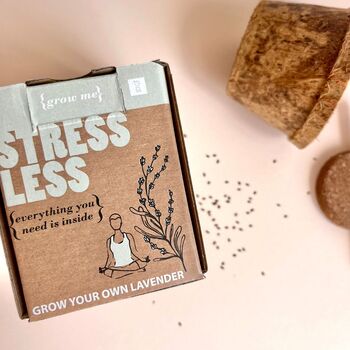 Grow Me Stress Less Lavender Gift Box, 2 of 2