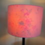 Pink Silhouette Lampshade With Floral Lining, thumbnail 5 of 5
