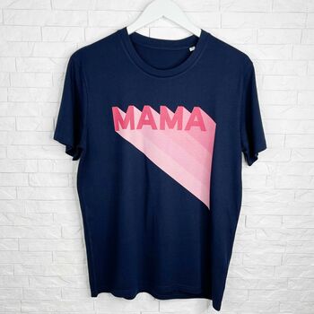 Mama Retro Shades Of Pink T Shirt, 4 of 4