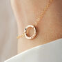 Personalised Mini Birthstone Ring Bracelet, thumbnail 1 of 5