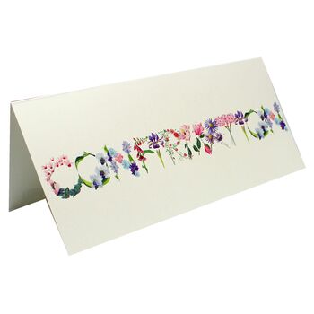 Botanical Confirmation Greetings Card, 2 of 3