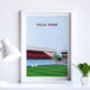 Contemporary Aston Villa Football Poster Gift: Villa Park, thumbnail 1 of 6