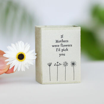 Gift For Mum Small Flower Matchbox Gift, 3 of 5