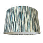Marine Blue Abstract Drum Lampshade, thumbnail 8 of 12