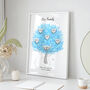 Family Tree Print Personalised And Available In Six Colours, thumbnail 7 of 11
