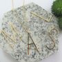 Large Hammered Letter Necklace, thumbnail 2 of 3