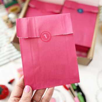 '12 Days Of Craftvent' Felt Decoration Advent Calendar, 8 of 9