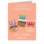 Mini Pink Christmas Card Pack, thumbnail 2 of 7
