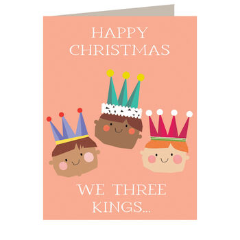 Mini Pink Christmas Card Pack, 2 of 7