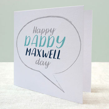 Personalised Happy Daddy Day Card, 4 of 5