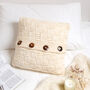 Basketweave Cushion Easy Knitting Kit, thumbnail 1 of 10