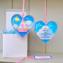 Seaside Sailboat Heart With Personalised Message, thumbnail 10 of 12