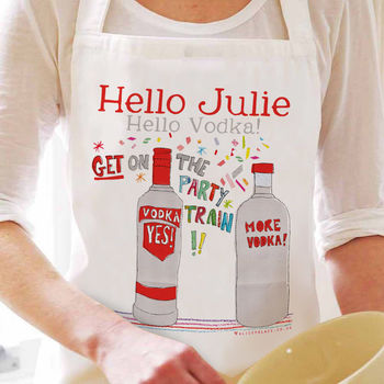 Personalised 'Lots Of Gin' Apron, 4 of 9