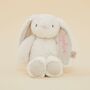 Personalised White Bunny Soft Toy, thumbnail 1 of 6