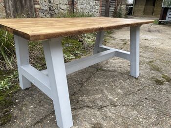 Reclaimed Timber Dining Room Table, 4 of 12