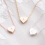 Mini Heart Initial Personalised Necklace, thumbnail 4 of 11