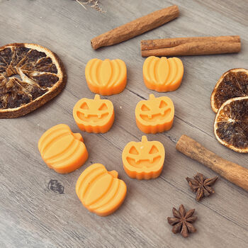 Pumpkin Spice Wax Melts Halloween Set Of Six, 4 of 5
