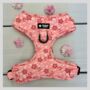 Pink Floral Dog Harness, thumbnail 1 of 4