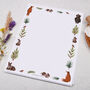A4 Letter Writing Paper With Woodland Animals, thumbnail 3 of 4